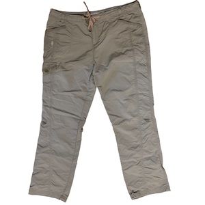 WEINBRENNER Women’s Convertible Ripstop Lightweight Hiking Pants, Khaki, X-Large